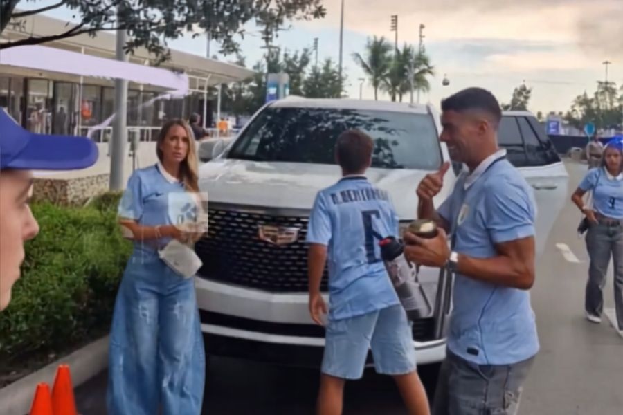 Mundial 2026: Luis Suárez vio Uruguay-Arabia desde el estadio y sorprendió con su camiseta