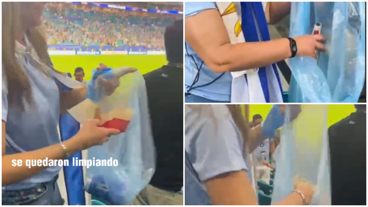 Ya ganamos: iniciativa uruguayo-nipona busca “contagiar limpieza” en el Mundial