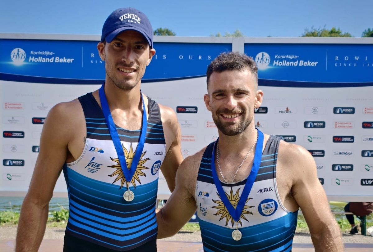 Remo: La dupla olímpica y el cuatro sin timonel de medallas en regata en Países Bajos