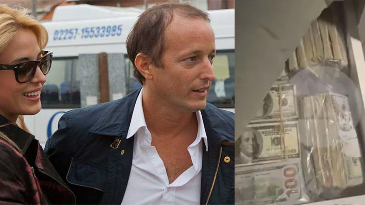 Difunden video de Jesica Cirio con millones de dólares en una causa judicial por lavado