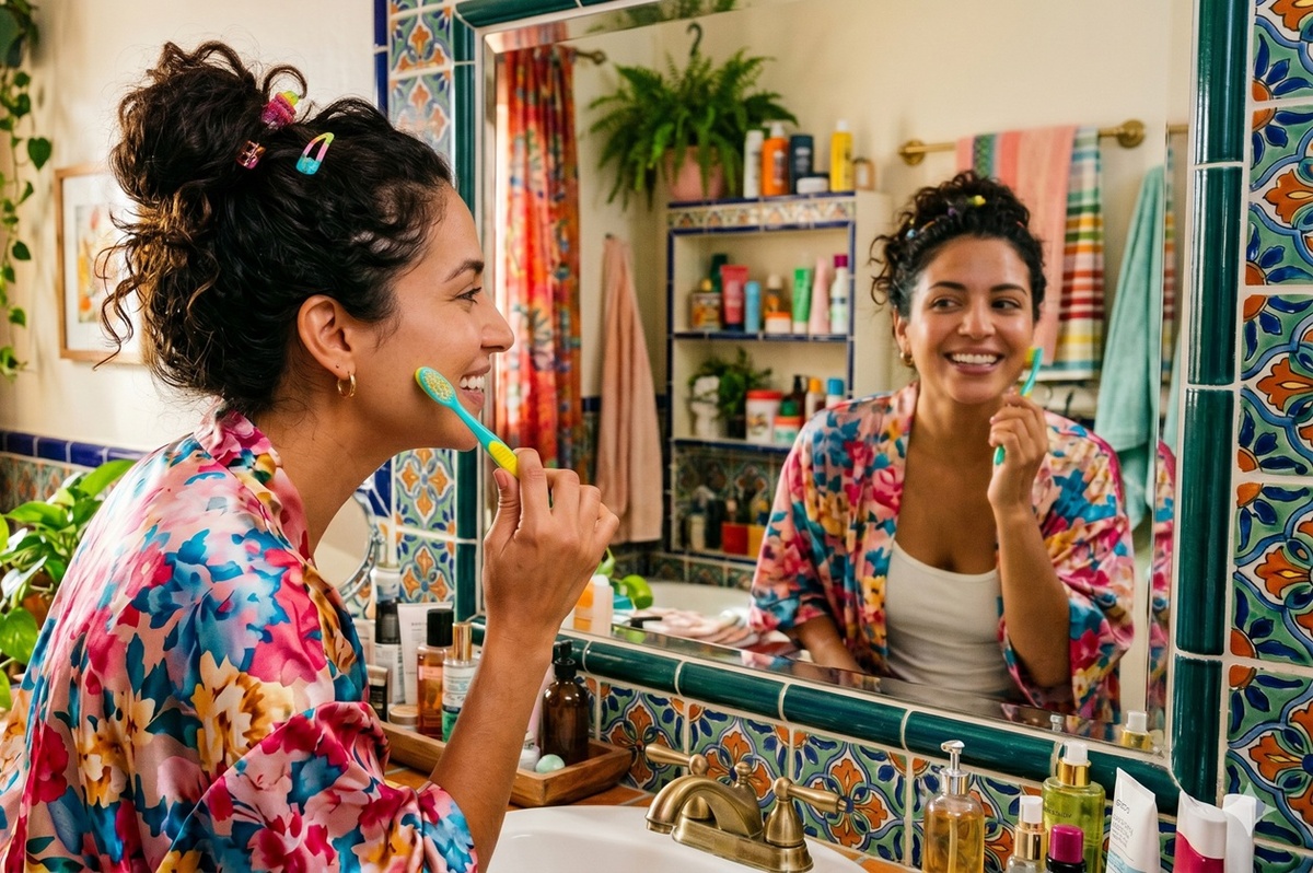 Pasarse un cepillo de dientes en la cara para generar colágeno: ¿funciona?