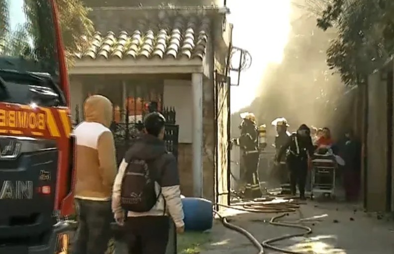 Incendio en centro de Mides del Prado: evacuaron pacientes en sillas de ruedas y camillas