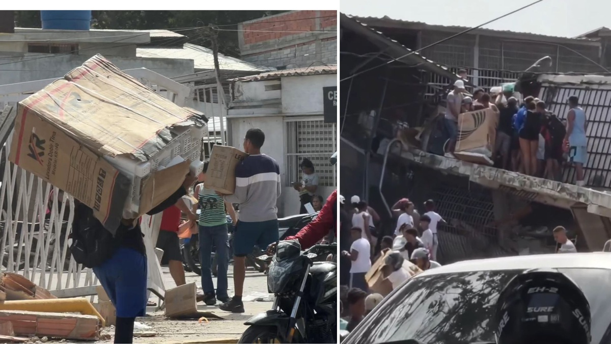 “Situación desesperante”: ola de saqueos a comercios destruidos por terremoto en Venezuela