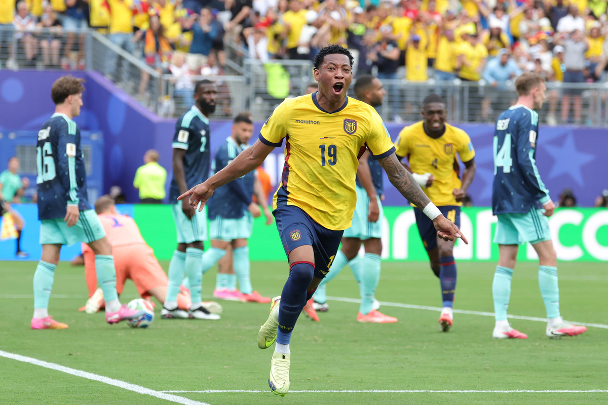 Mundial: Ecuador se plantó, venció 2-1 a Alemania en Nueva Jersey y sigue de largo