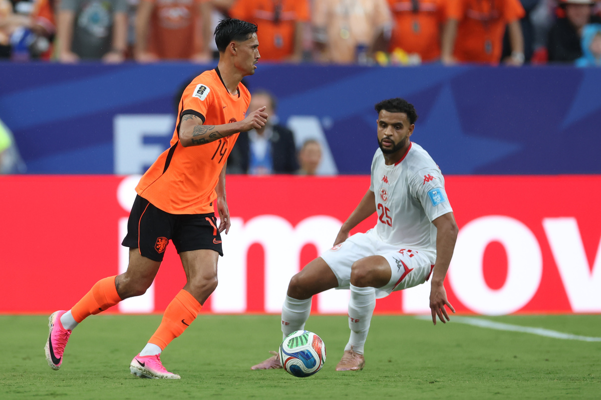 Mundial: Países Bajos le está ganando a Túnez 2-0 en Kansas City por el grupo F
