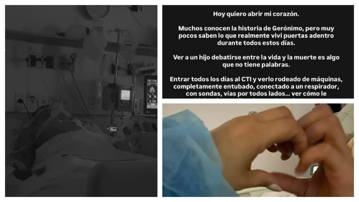 “Hoy quiero abrir mi corazón”: la emotiva carta de la madre de Gerónimo, que salió de CTI