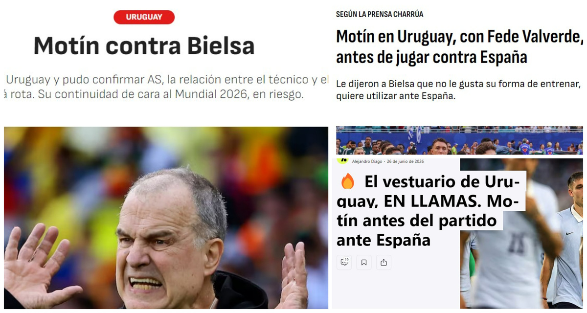 “Ya no se aguanta más”: prensa española se hace eco de presunto “motín” contra Bielsa