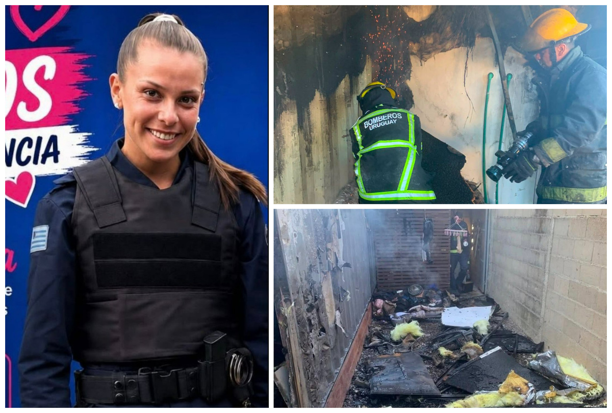 “No encuentro palabras”: policía perdió su casa en incendio y agradece el apoyo de todos