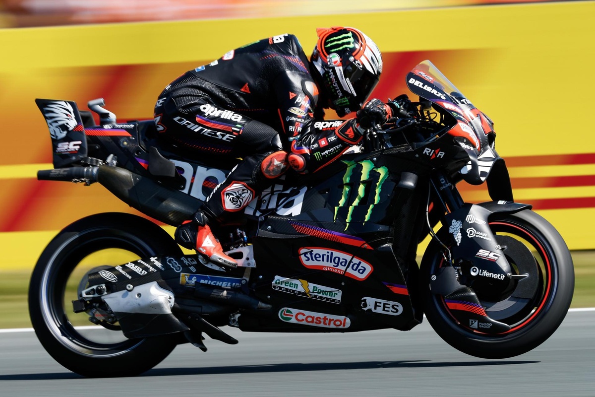 Moto GP: Marco Bezzecchi firmó el mejor tiempo de los ensayos en Países Bajos