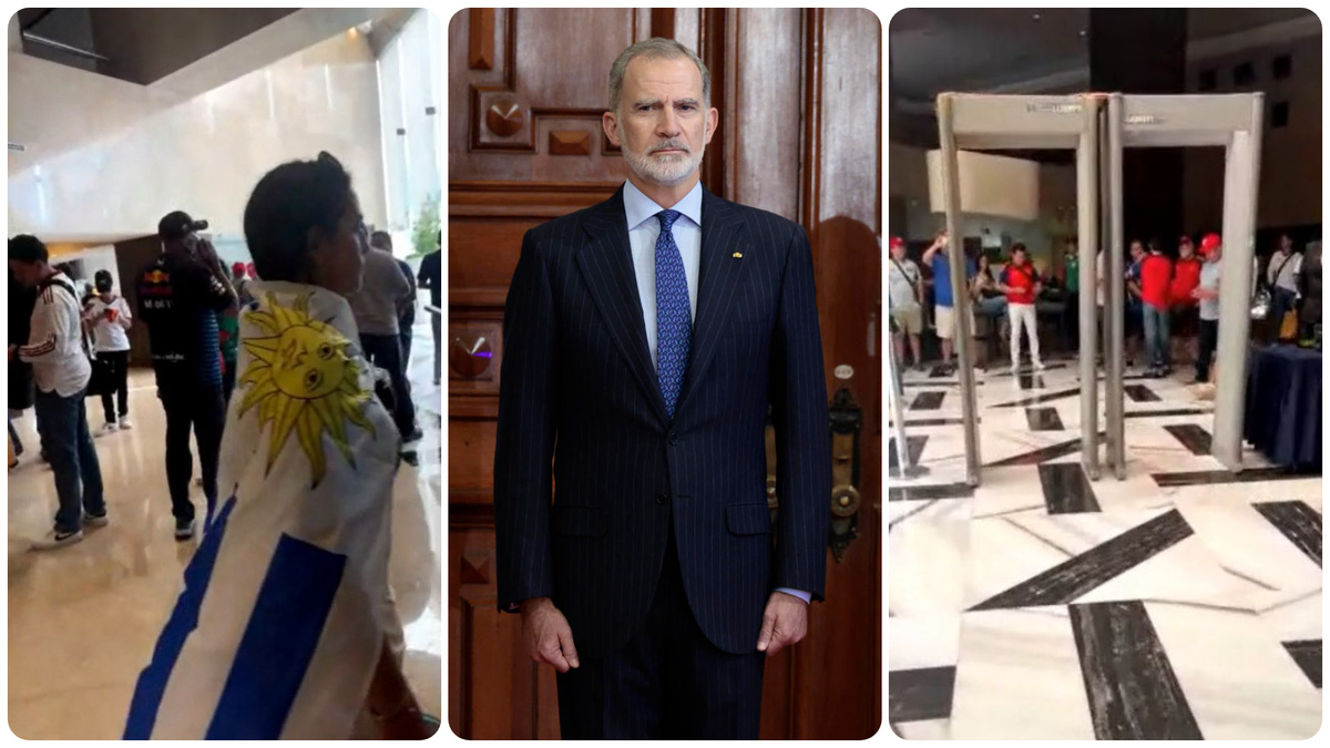 “Lleno de militares”: uruguaya fue al Mundial y compartió hotel con el rey de España