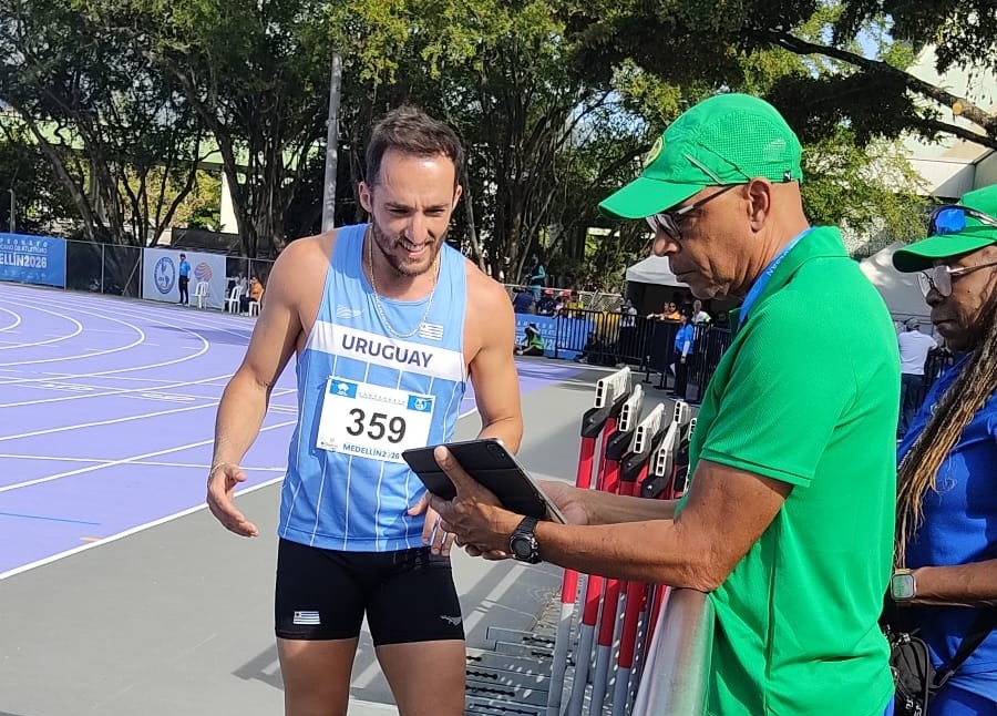 Atletismo: Emiliano Lasa fue de oro en el salto largo del Panamericano de Medellín