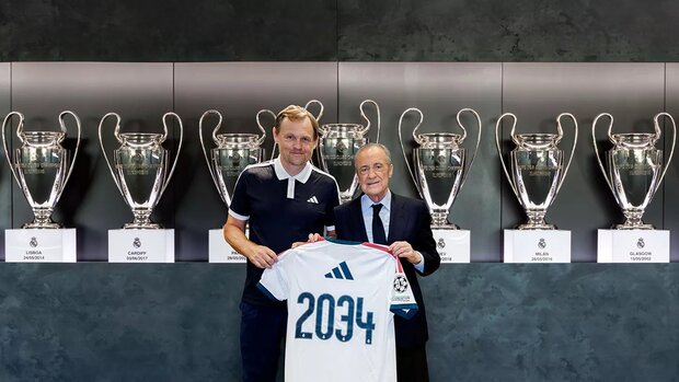 Real Madrid extendió con Adidas el “contrato más importante 