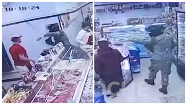 “Dame toda la plata”: delincuente asaltó carnicería y se lle