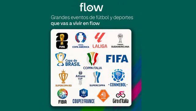 Flow expande su oferta deportiva y asegura los grandes eventos internacionales