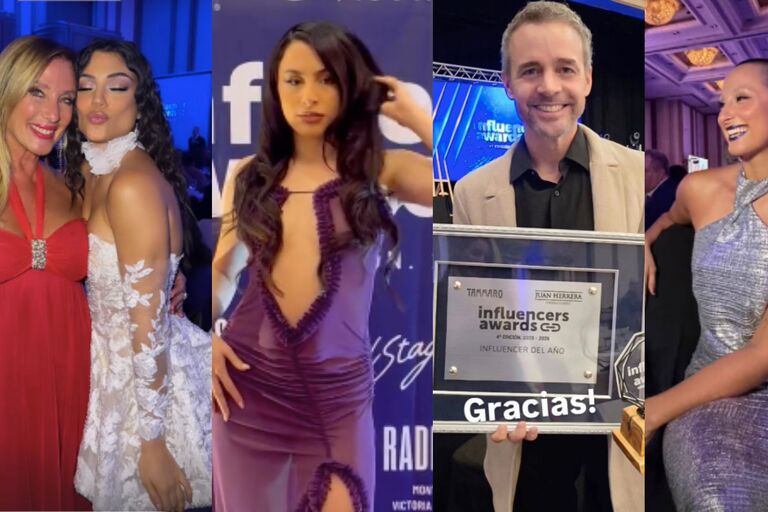 Los looks de los Influencers Awards: de Luana a Sebastián Beltrame en la alfombra