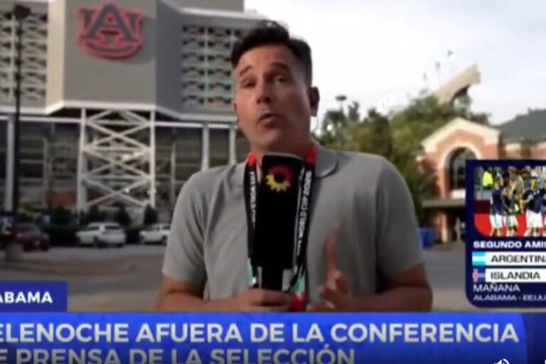 “Te tenés que retirar”: periodista argentino expulsado de conferencia de Scaloni en EE.UU.