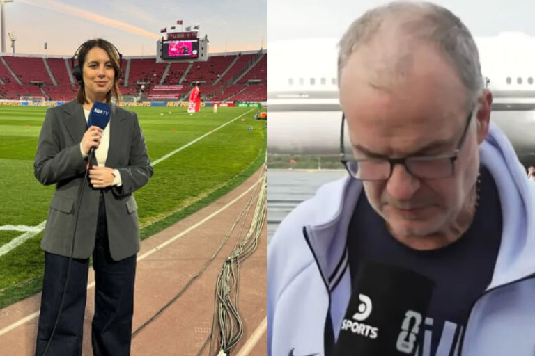 “Terrible” y “no me quedé en blanco”: periodista habló de su breve entrevista con Bielsa