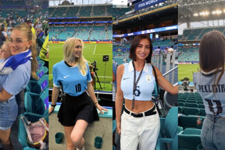 Así viven el mundial las parejas de los jugadores de Uruguay: pasión, familia y looks
