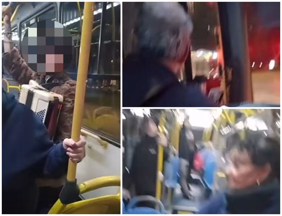 Fútbol versus música: pasajera de ómnibus se indignó con el chofer y grabó lo que pasaba