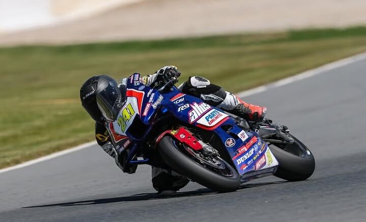 Motoamérica Superbike: Maxi Gerardo tuvo un cuarto lugar y una caída en Road América