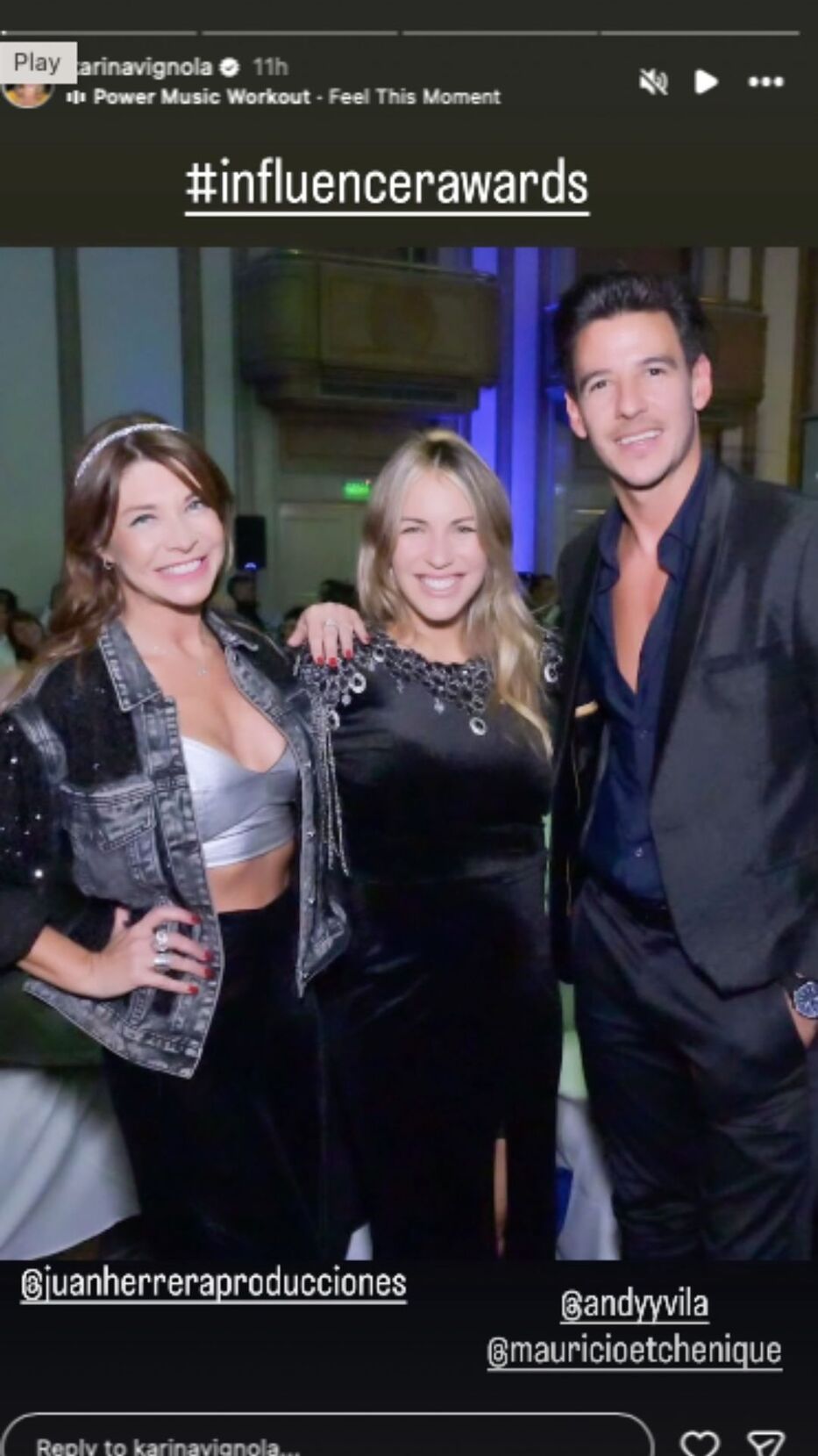 Foto: Historias de Instagram/ @karinavignola