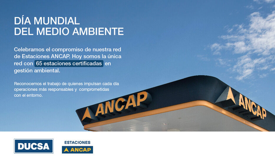 La red de Ancap alcanza las 65 estaciones certificadas en gestión ambiental