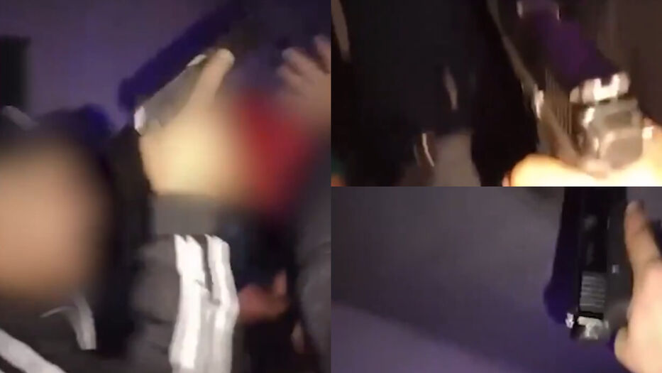 Policía investiga un video de menores con armas en medio de una fiesta clandestina