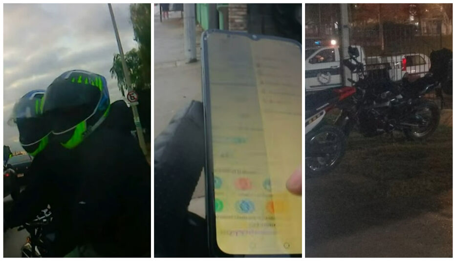 Le sacaron la moto en Puntas de Manga y, con ayuda de la Policía, la recuperó de inmediato