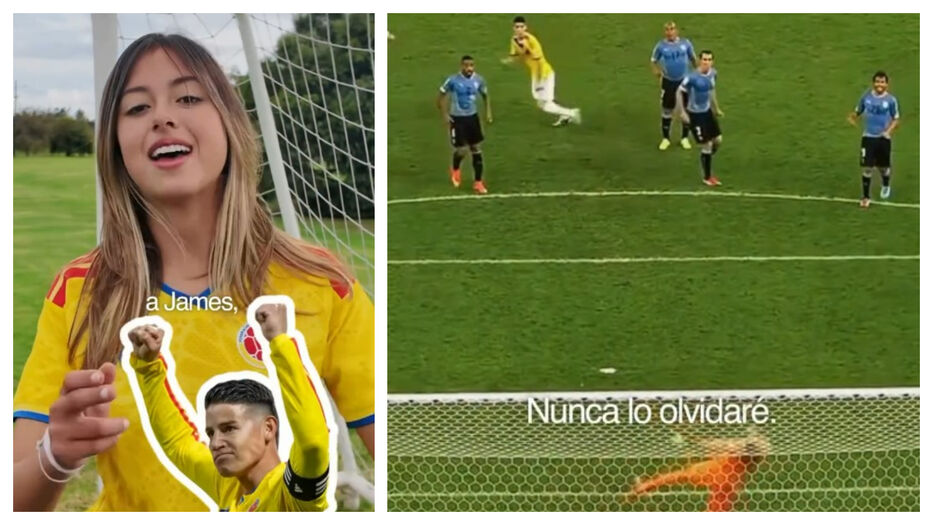 Hija de Petro rompió el silencio tras polémica por James Rodríguez y recordó gol a Uruguay