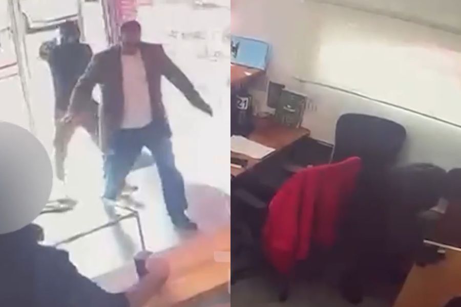 Ladrones asaltaron una alquiladora de autos en busca de documentos; al irse tiraron clavos