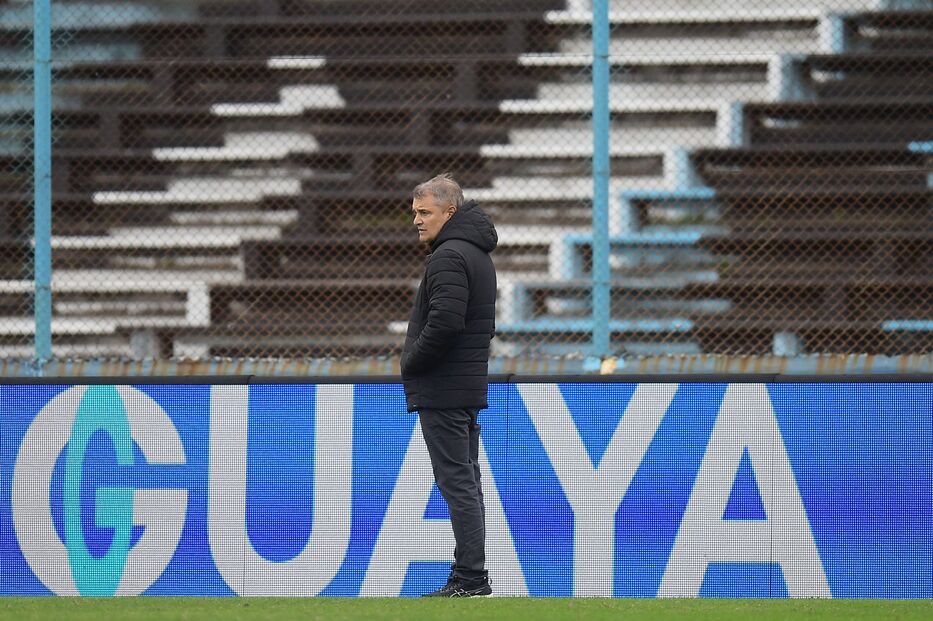 Diego Aguirre tras la victoria de Peñarol ante Cerro, que cerró “un semestre malo”