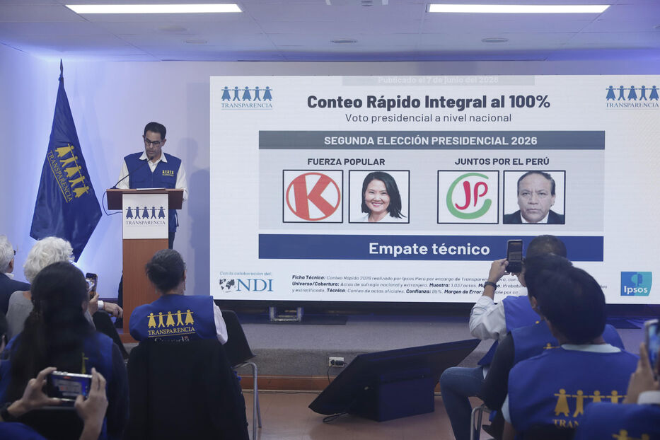 “No hay ningún ganador”: elecciones en Perú con empate técnico; conteo va 50,2% vs, 49,8%