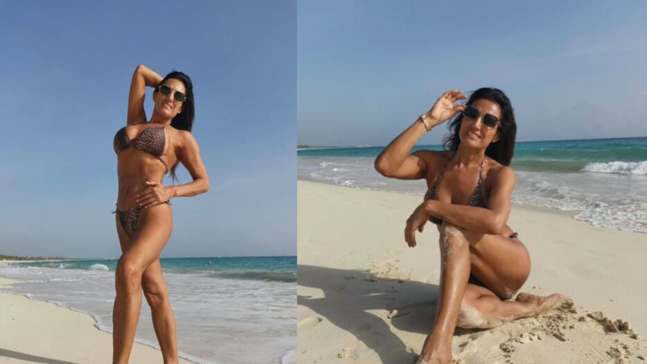 En bikini y desde el paraíso: las infartantes postales de Nancy Duré de vacaciones
