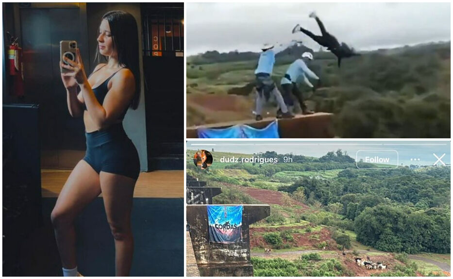 Divulgan nuevo video de joven lanzada desde puente y su “premonitorio” posteo en redes