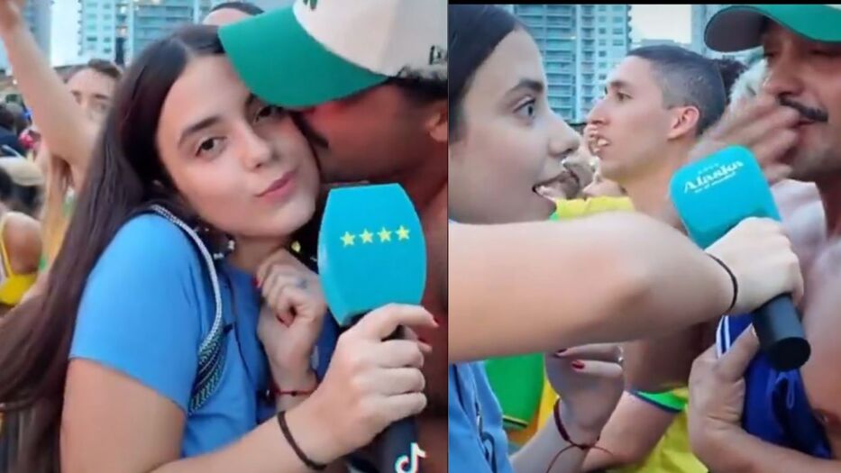 “Si decís que Uruguay tiene 4 Mundiales te doy un beso”: el divertido reto de Alaska