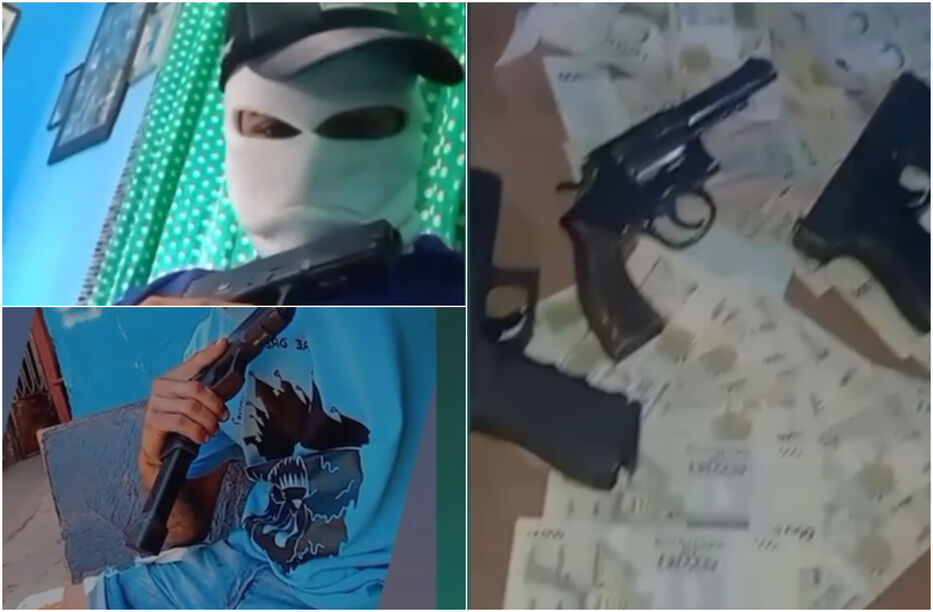 Las fotos con armas del menor de 16 años horas antes de que policía lo matara en el Borro
