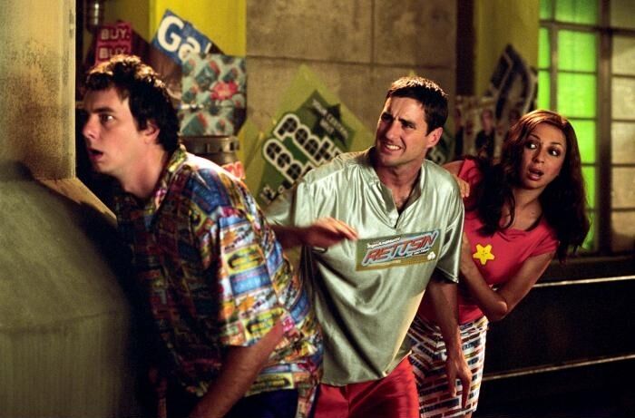 Dax Shepard, Luke Wilson y Maya Rudolph en 