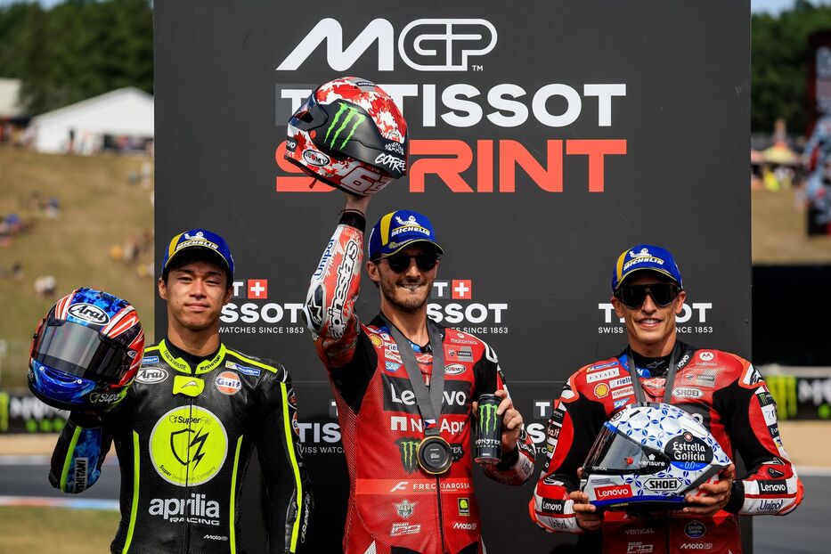 MotoGP: Ai Ogura logró la pole del GP de República Checa y Pecco Bagnaia ganó la sprint
