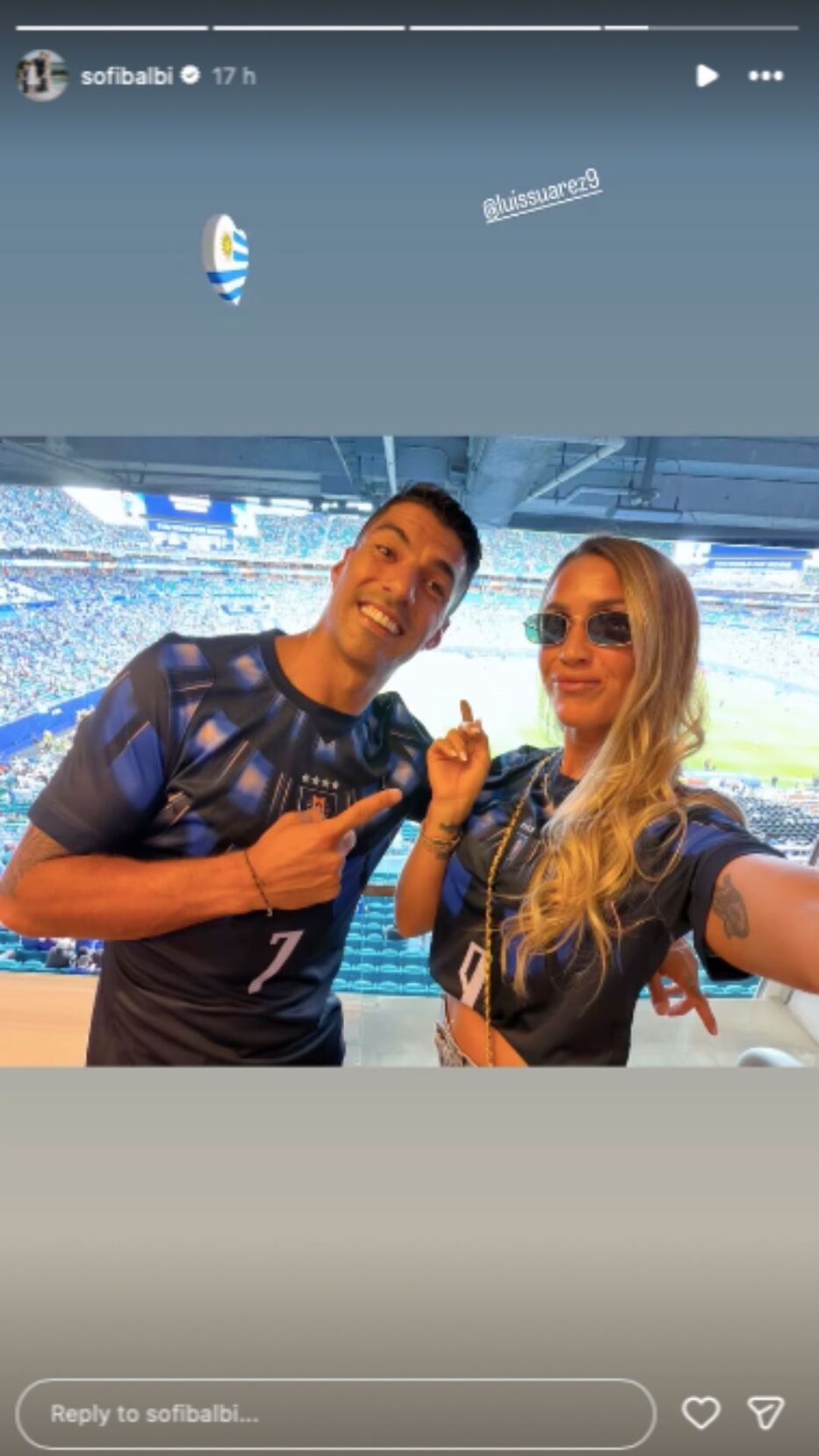 Foto: Historias de Instagram/ @sofibalbi
