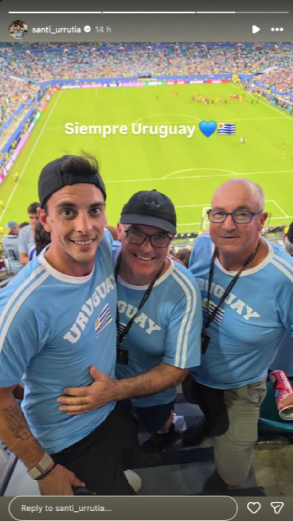 Foto: Historias de Instagram/ @santi_urrutia