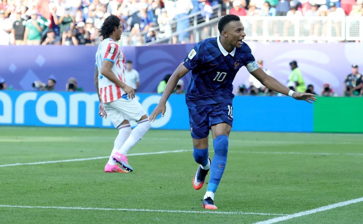 Mundial 2026: Francia le está ganando a Paraguay 1-0 en Filadelfia con gol de Mbappé