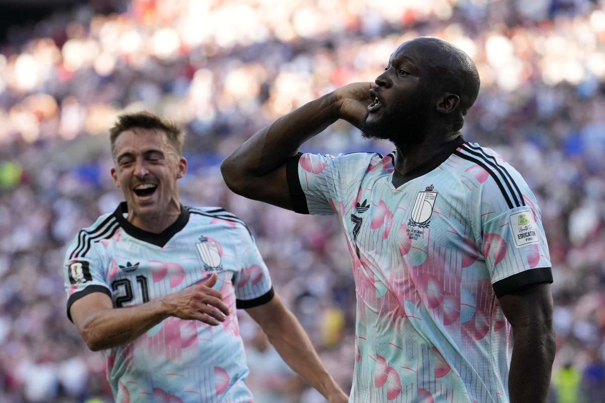 Mundial 2026: el festejo de los belgas, con Lukaku a la cabeza, dedicado a Trump