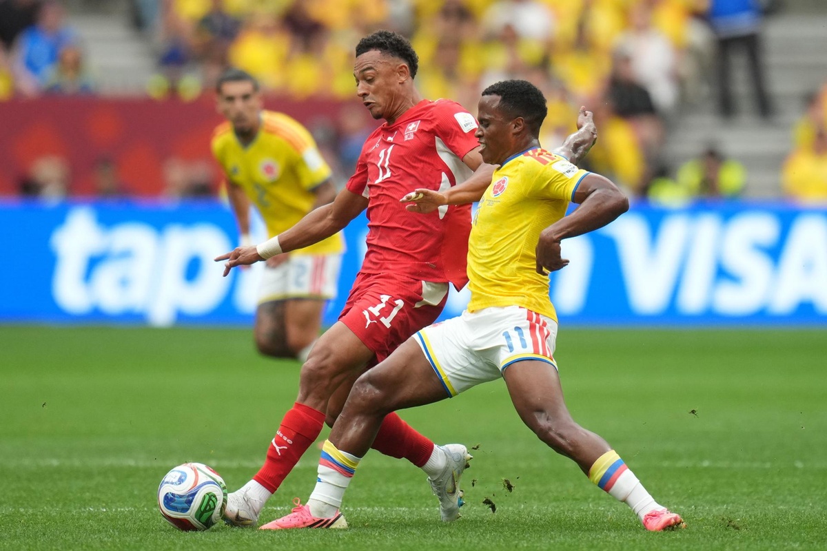 Mundial 2026: Suiza y Colombia están empatando sin goles en Vancouver por los octavos