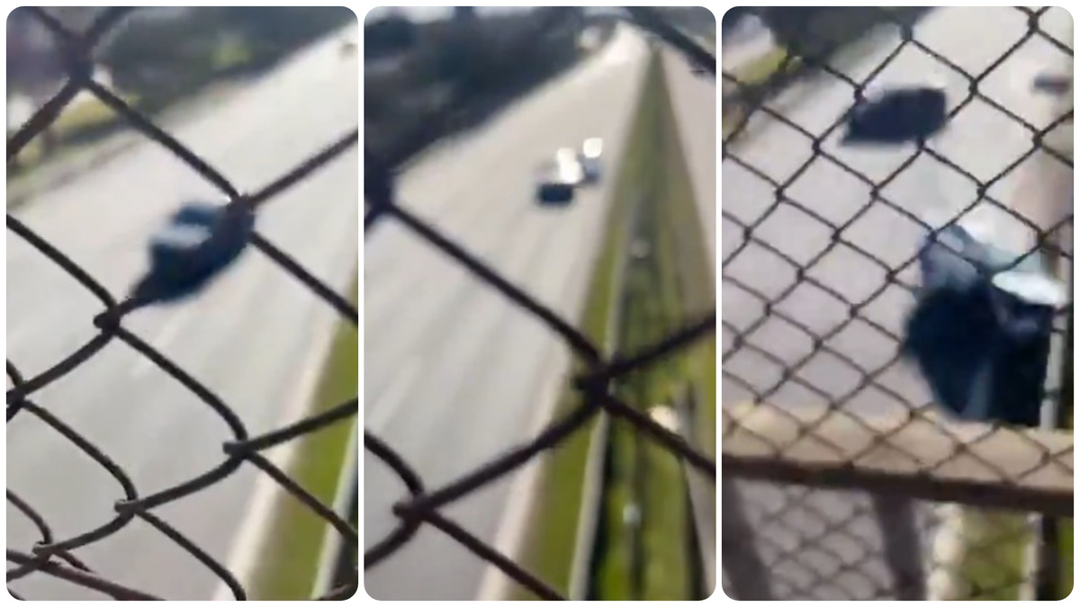 Argentina: mujer iba en reversa por la Panamericana y chocó a otro auto; terminó internada