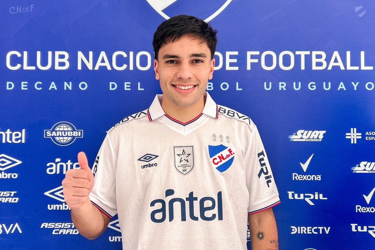 Nacional oficializó la llegada de Tiziano Correa, hijo del ex-Peñarol Petete Correa