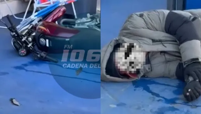 Se le fue la moto