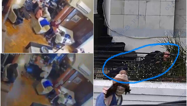 El momento del caos: el video de cómo balearon a los dos policías en medio de los ancianos