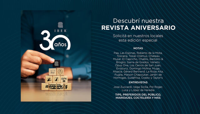 Iber celebra sus 30 años con una revista que recorre su historia y el vino