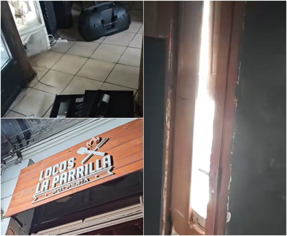 “Día muy feo”: delincuentes robaron conocida parrillada Locos x la Parrilla en Montevideo