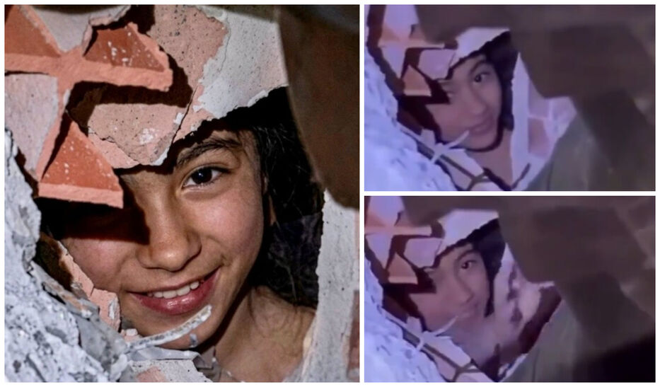 Valiente y agradecida: niña rescatada en Venezuela se viraliza por su sonrisa